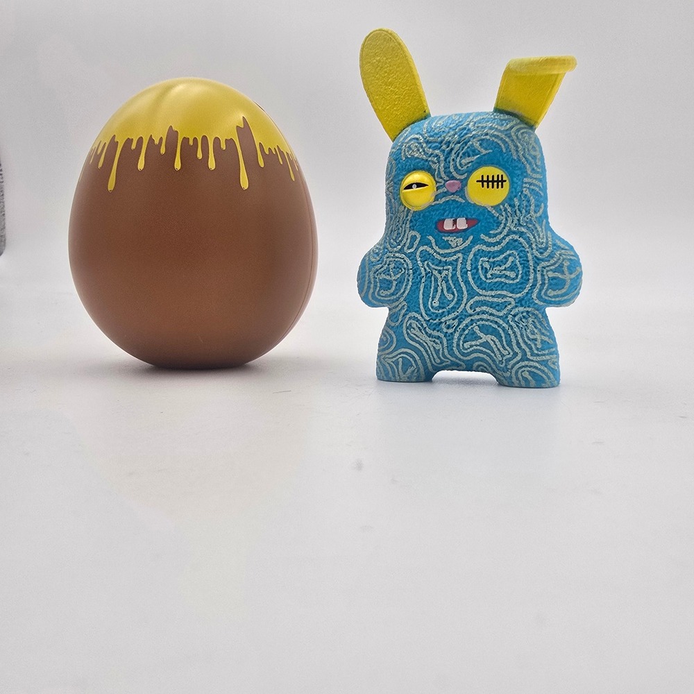 Blue swirl Fuggler Funny Ugly Monster Blue Swirl Rabbitacular Easter Egg Edition